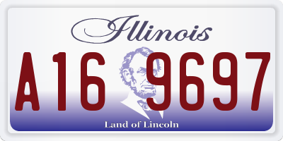 IL license plate A169697
