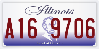 IL license plate A169706