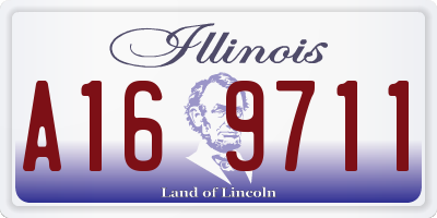 IL license plate A169711