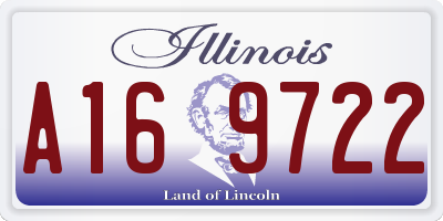 IL license plate A169722