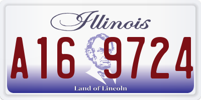IL license plate A169724