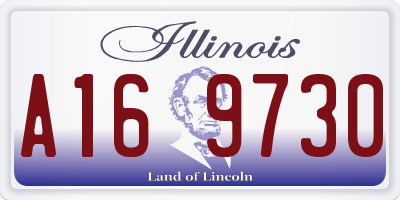 IL license plate A169730