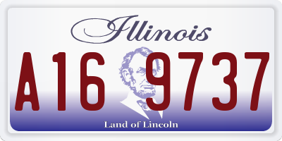 IL license plate A169737