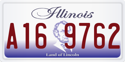 IL license plate A169762