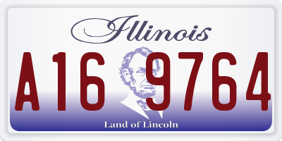 IL license plate A169764