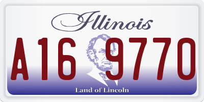 IL license plate A169770