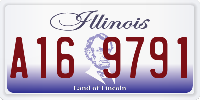IL license plate A169791