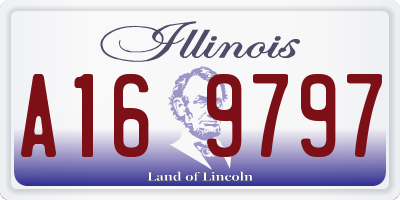 IL license plate A169797