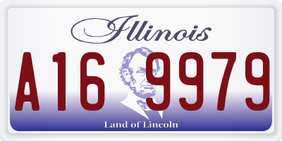 IL license plate A169979