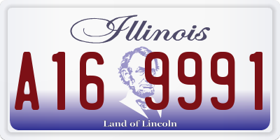 IL license plate A169991
