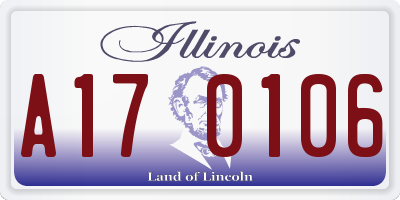 IL license plate A170106