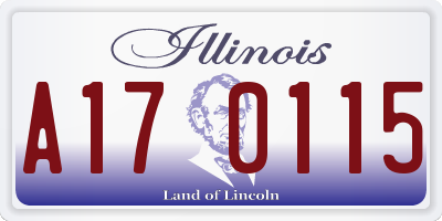 IL license plate A170115