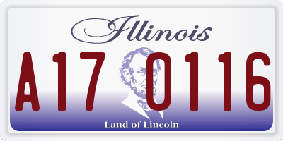 IL license plate A170116