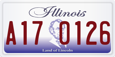 IL license plate A170126