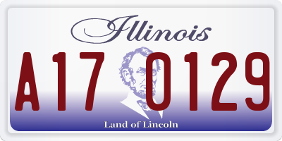 IL license plate A170129