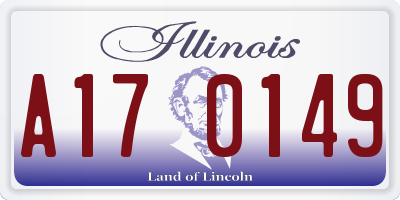 IL license plate A170149