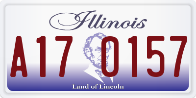 IL license plate A170157
