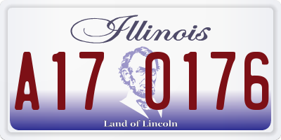 IL license plate A170176