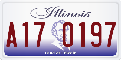 IL license plate A170197