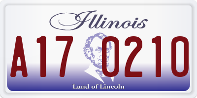 IL license plate A170210