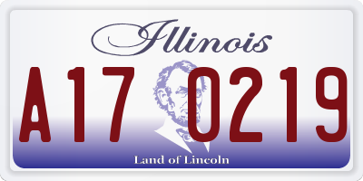 IL license plate A170219