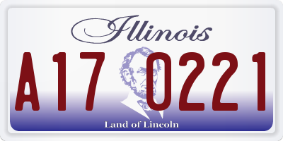 IL license plate A170221