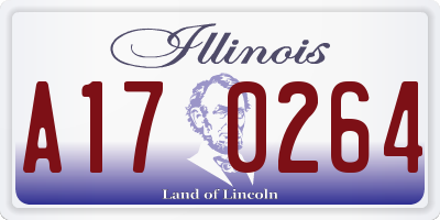 IL license plate A170264