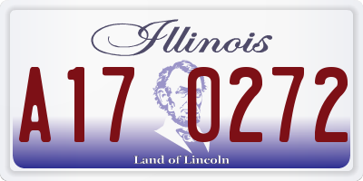 IL license plate A170272