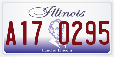IL license plate A170295