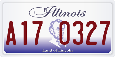 IL license plate A170327