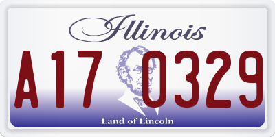 IL license plate A170329