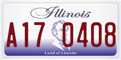 IL license plate A170408
