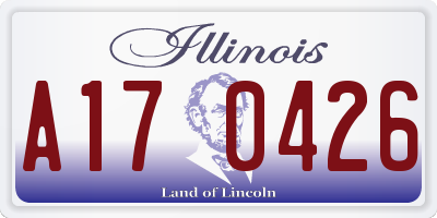 IL license plate A170426