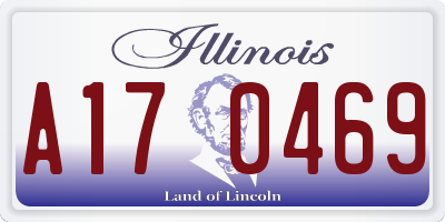 IL license plate A170469