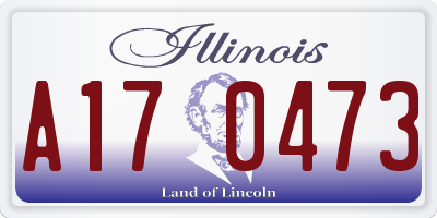 IL license plate A170473