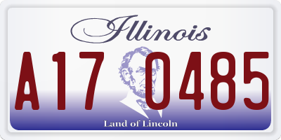IL license plate A170485