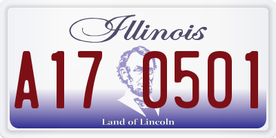 IL license plate A170501