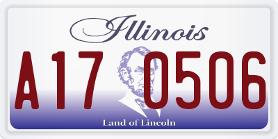 IL license plate A170506