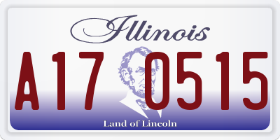 IL license plate A170515