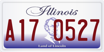 IL license plate A170527