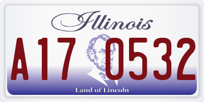 IL license plate A170532