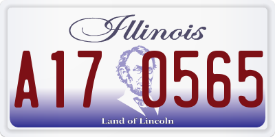 IL license plate A170565