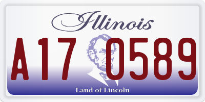 IL license plate A170589