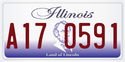 IL license plate A170591