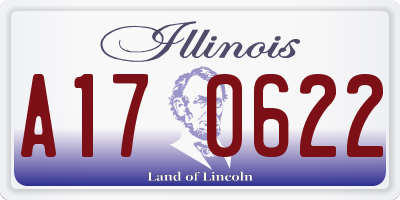 IL license plate A170622