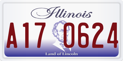 IL license plate A170624