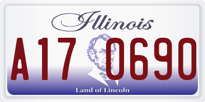 IL license plate A170690