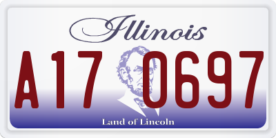 IL license plate A170697