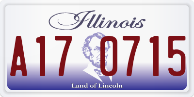 IL license plate A170715