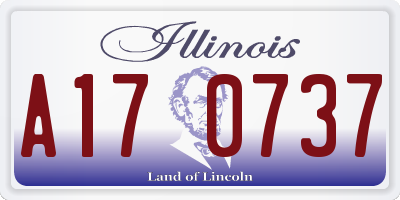 IL license plate A170737